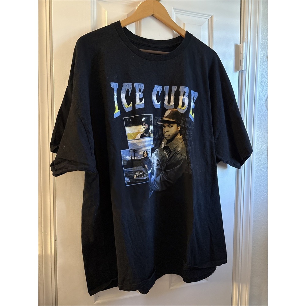 Ice Cube Mens Rap Short Sleeve T-Shirt Size 3XL Black